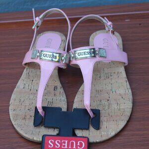 Guess t-strap sandals shoes size 6